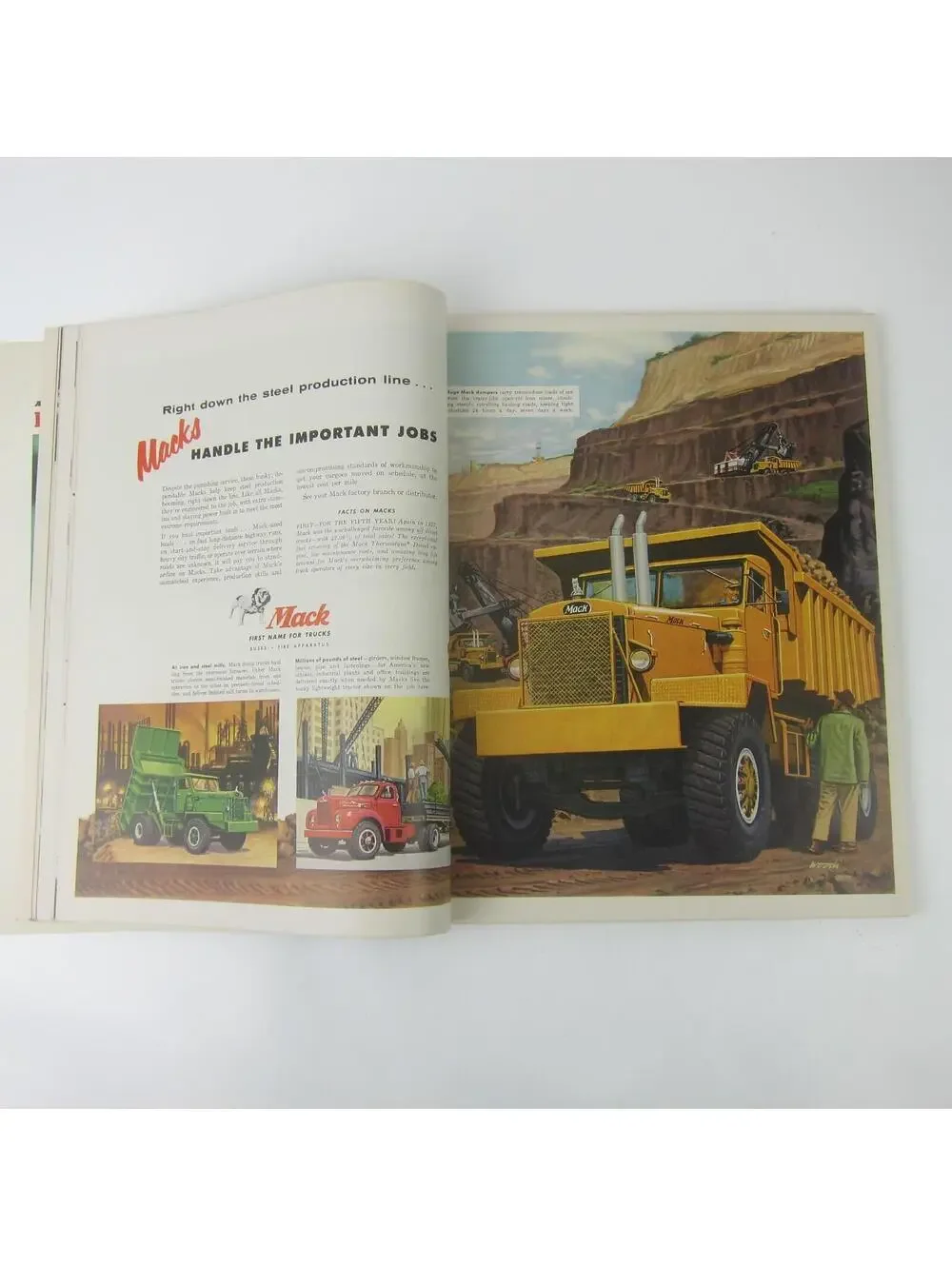 Vintage FORTUNE Magazine June 1956 Ford, Oldsmobile, Mack, Buick, Lincoln, GM Ad
